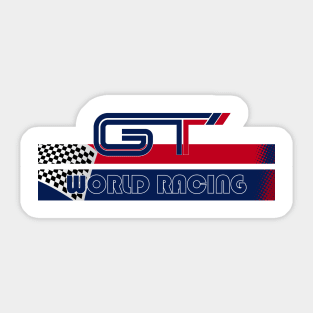 GT Car world racing design Sticker